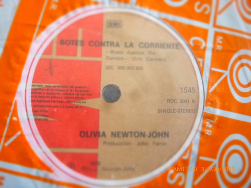 Vinilo Single De Olivia Newton John- Botes Contra ( I29