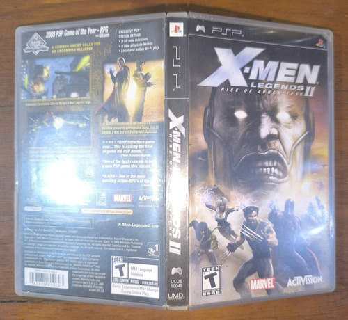 Juego Psp Play Station Portable Xmen Legends Ii Apocalypse (Usado)