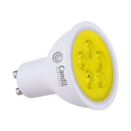 Lampara Dicro Led 4.5w - Gu10 Verde  Amarillo  Azul Candil 