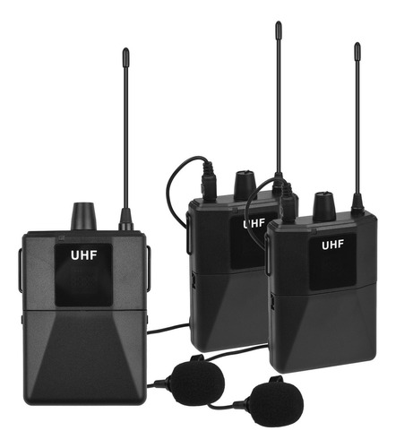 X Ammoon Uhf - Sistema De Micrófono Sin Cables Con 2