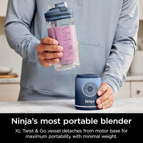 Ninja Blast Max, Liquidificador Portátil + Torção E Go, Liqu