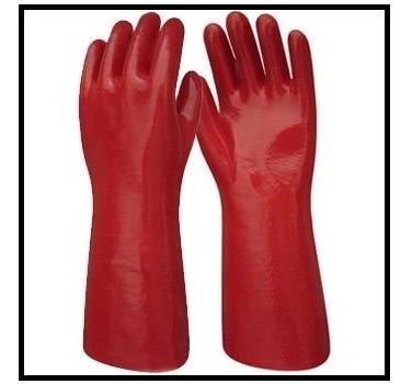 Guantes De Neopreno Rojo 14 Pulgadas