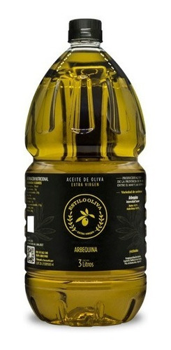  Aceite De Oliva Extra Virgen Botella Pet 3 Litros Arbequina