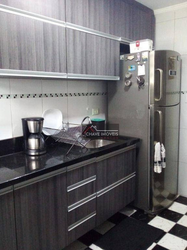 Imagem 3 de 9 de Apartamento À Venda, 45 M² Por R$ 205.000,00 - Aparecida - Santos/sp - Ap3141