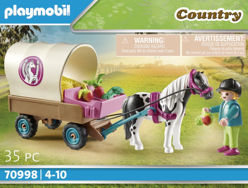Figura Armable Playmobil Carruaje De Ponis 35 Piezas Cantidad De Piezas 35