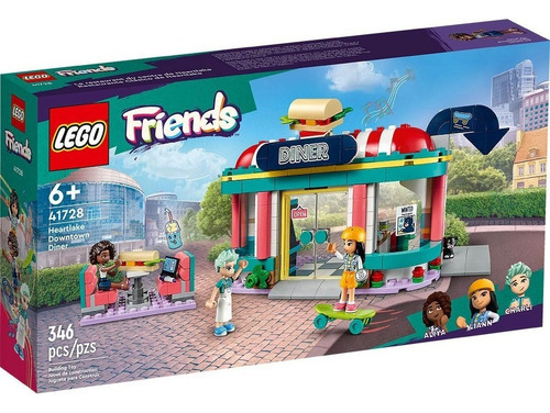 Kit Lego Friends Restaurante Clásico De Heartlake 41728 Cantidad De Piezas 346