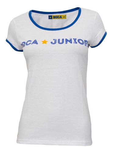 Remera Mujer Boca Juniors Licencia Oficial 