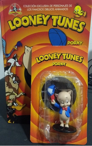 Porky ~ Colección Looney Tunes ~ Figura + Libro