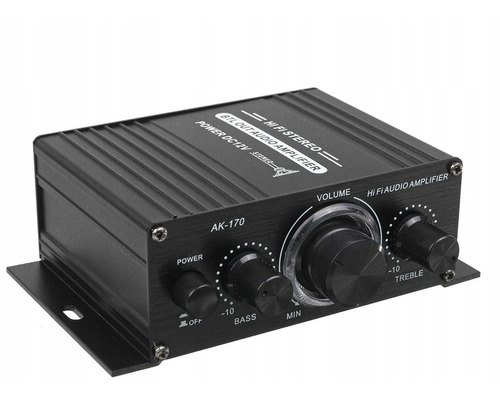 Amplificador De Potencia De Audio Estéreo Hifi De 2 Canales