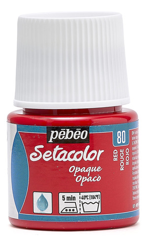 Pebeo Setacolor - Pintura Opaca Para Tela, 1.5 Fl Oz, Color