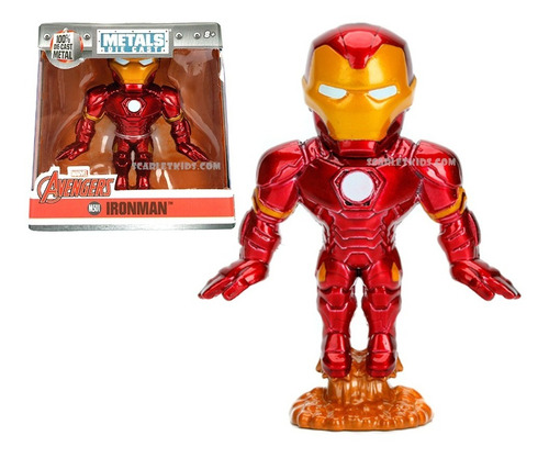 Iron Man Figura Metals 6.5 Cm Die Cast Marvel Avengers Jada