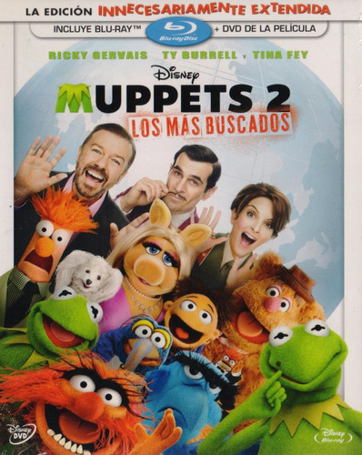 Muppets 2 Dos Los Mas Buscados Pelicula Blu-ray + Dvd
