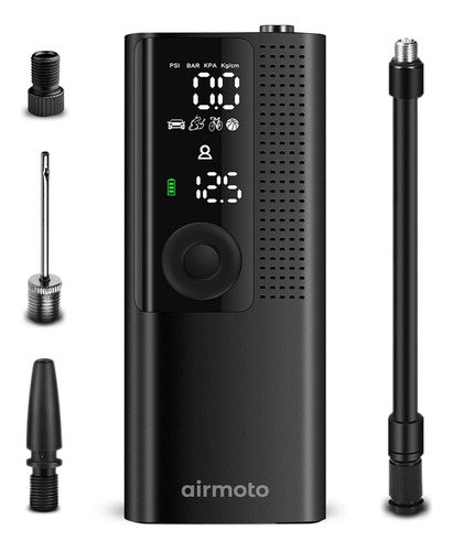 Compresor De Aire Portátil Digital Airmoto Para