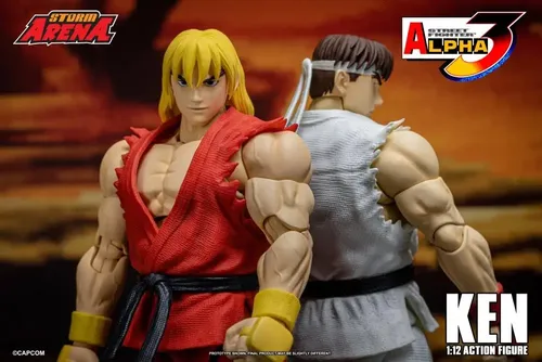 Street Fighter Alpha 3 Ken 1/12 Scale Storm Arena | Parcelamento Street Fighter Alpha 3 Ken 1/12 Scale Storm Arena | Parcelamento