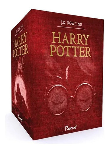 Box Harry Potter Premium Vermelho - Capa Dura (7 Livros) *