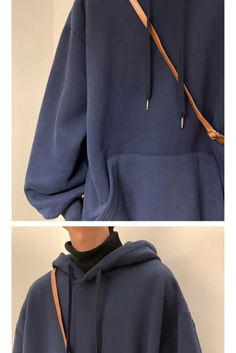 Sudadera Con Capucha Y Forro Polar Para Hombre, De Gran Tama