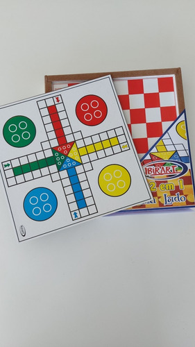 Juego de mesa Lady And Ludo Wooden Game 2x1 Ibirart