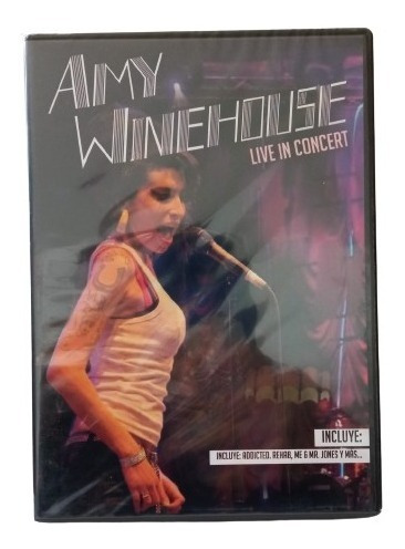 Amy Winehouse Live In Concert Dvd Nuevo Cl Musicovinyl