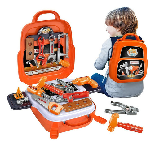 Juego De Herramientas De Reparación Para Niños De 22 Piezas