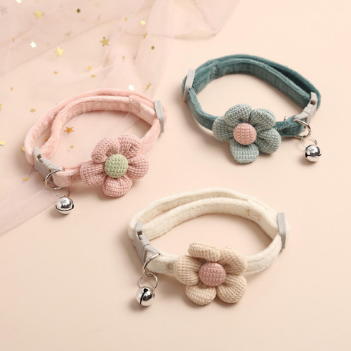 2 Collar De Gato Con Dije De Campana Compatible Con El Verde