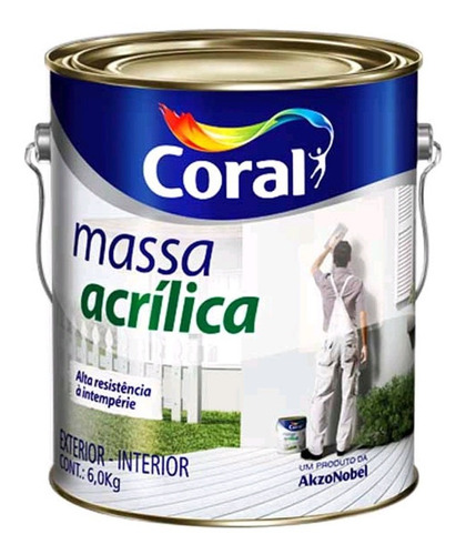 Massa Acrílica Coral 6kg Ref. 5202597