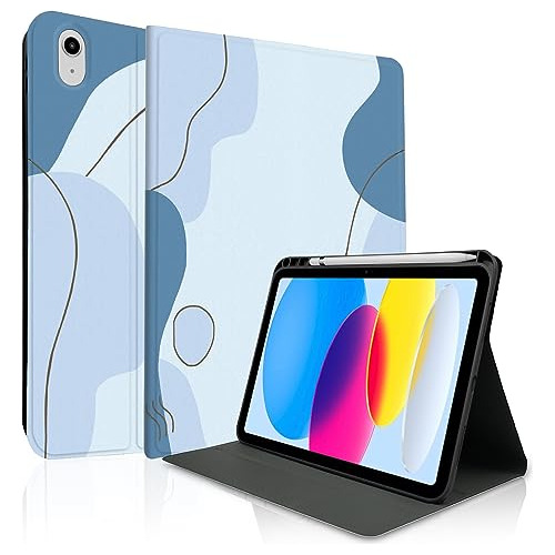 Funda Para iPad 10th Gen 2022 10.9 Pulgada Azul-02