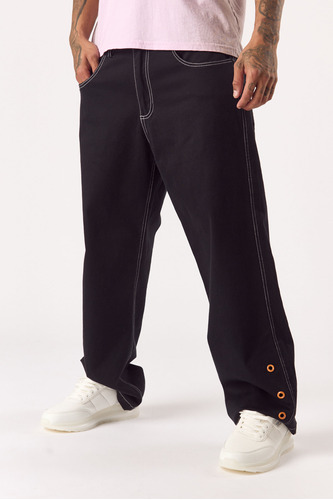 Pantalon Pompo Negro Tascani