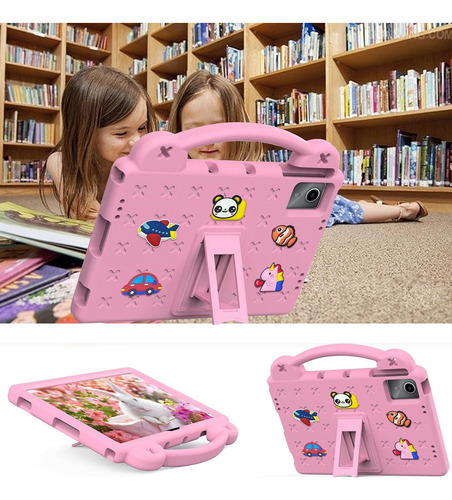 Capa Com Suporte Para iPad 9.7 (2017/2018)/pro 9.7/air 1/2 Cor Rosa