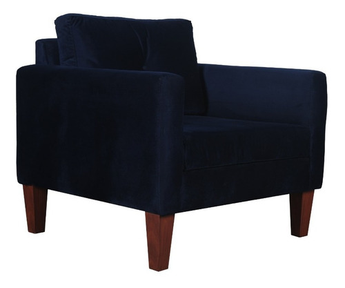 Imagen 3 de 6 de Sillón Sidney Azul Marino
