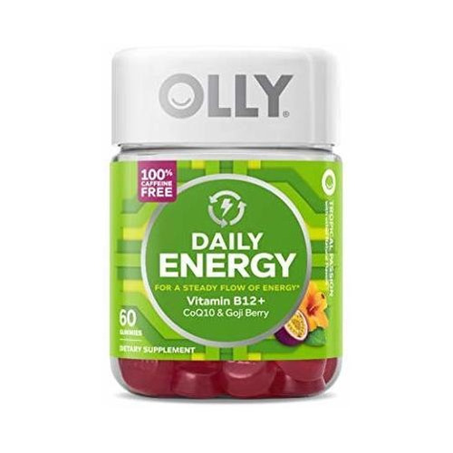 Olly Daily Energy Gummy, 30 Dias De Suministro (60 Gomitas),