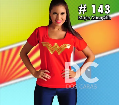 Remeras de superheroes para mujer sale