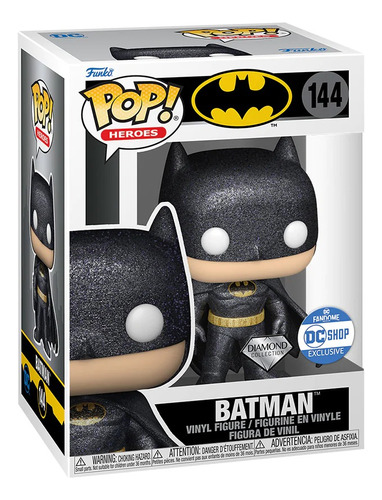 Funko Pop 144 Batman Diamond Collection Dc Shop Exclusive 