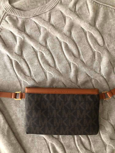 Cartera Riñonera Cinturón Michael Kors Monogram Ns Original