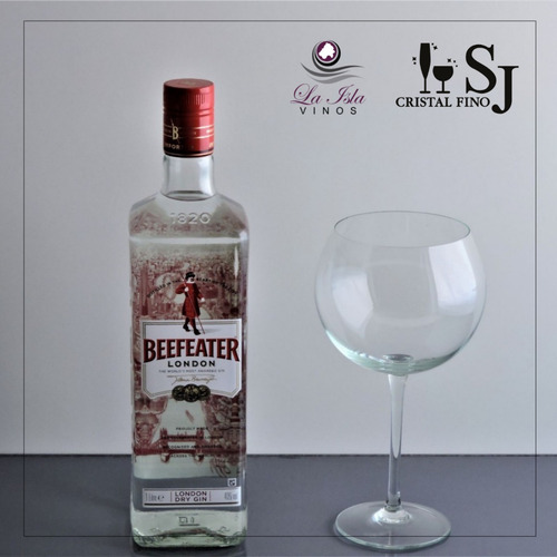 Imagen 2 de 10 de Copa Gin Tonic De Cristal Tipo Bolon 550ml. Tragos Copon