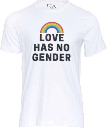 Playera Love Has No Gender. Arcoiris. Pride.