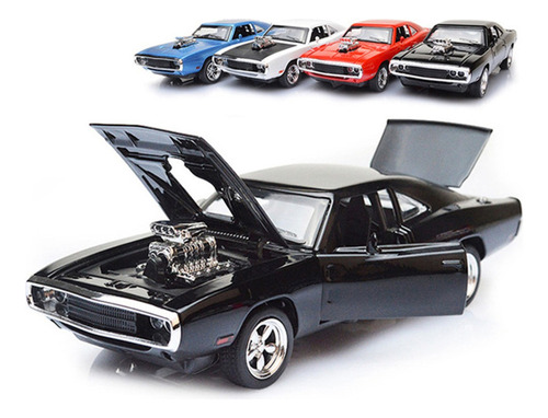 Dodge Charger 1969 Miniatura Metal Coche Con Base Expositora