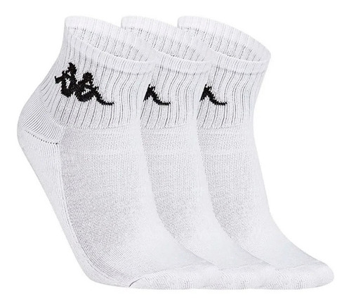 Medias Kappa Quarter High Socks Pack X 3 Bl 40-45 7001