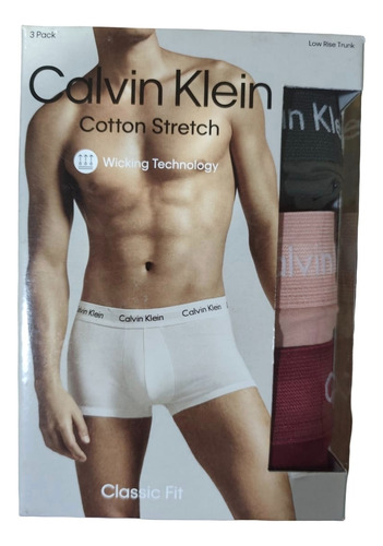 Calvin Klein Low Rise Trunks Hombre X 3 - Boxer