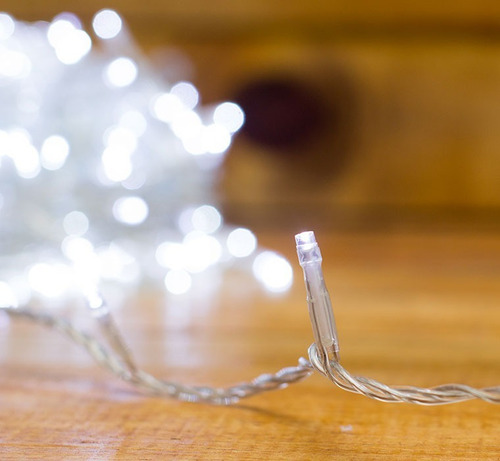Serie Navideña Luz 100 Led Decoración Luces De Navidad 8m