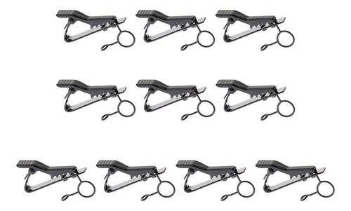 Imagen 1 de 6 de 10pcs Porta Clips De Micrófono Solapa Corbata Lavalier