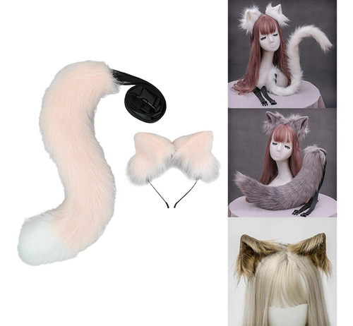 Kit De Disfraz De Diadema Con Orejas De Zorro Y Animal