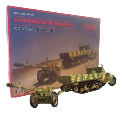 V3000s/ss M Maultier - 7,62 Pak 36 ( R ) Wwii- Icm - 35803