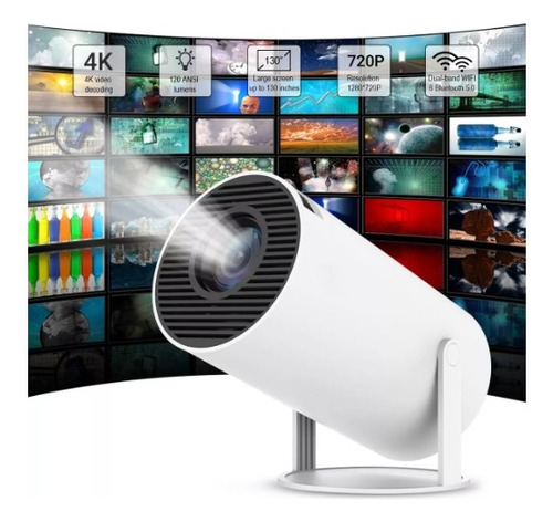 Proyector Profesional Android Wifi 180° 1080p Led 8000 Lm