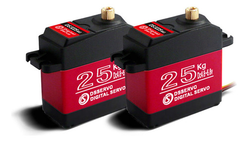 Servo Digital Rc De 25 Kg Para VehĂculos 1/8 270 Grados