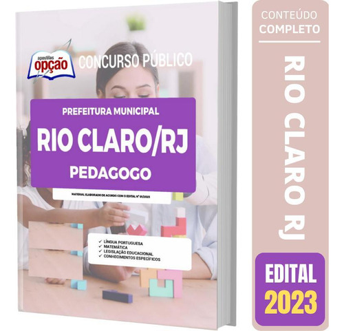 Apostila Concurso Rio Claro Rj - Pedagogo