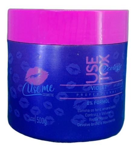 Use-tox Ecologic Violet Use Me 500g Sem Formol Matizador