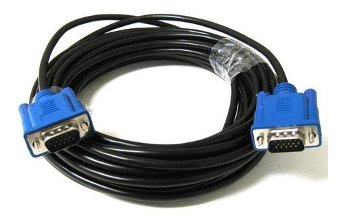 Cable Vga A Vga Pc Notebook Video 5 Metros Negro Cs Click