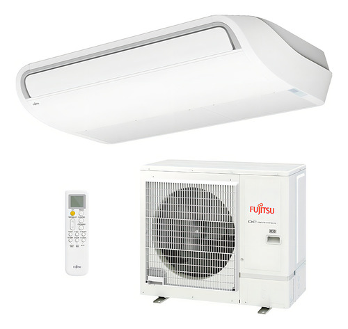 Inversor de techo dividido Air Cond R-32 Fujitsu 35000 Btus Q f, color blanco