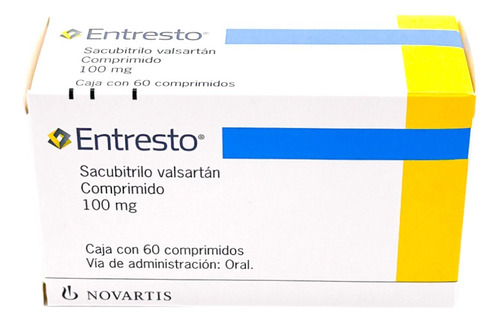 Entresto Sacubitrilo Valsartán 100mg C/30 - Novartis 2 Pack