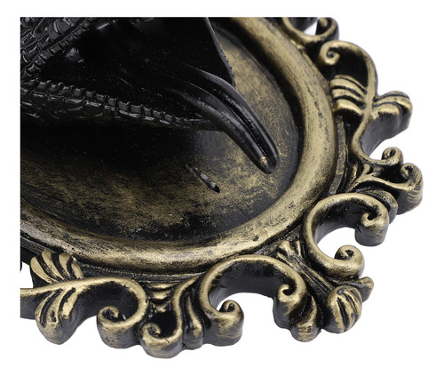 Estatua De Cabeza De Serpiente Para Pared, Resina, Alta Simu